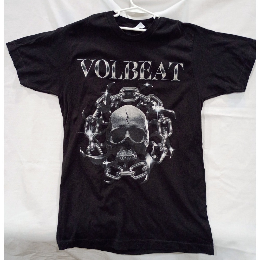 vintage tultex Volbeat band  Skull /Graphic T-Shirt T Black size Medium